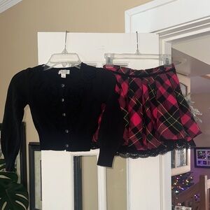 The Children's Place Black Ruffle Cardigan